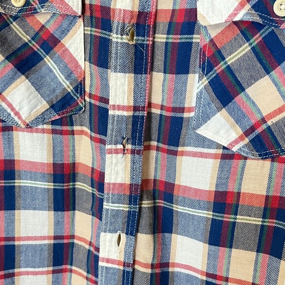 Freenote Cloth Plaid Button Up Shirt - Men's Size M - Picture 5 of 11